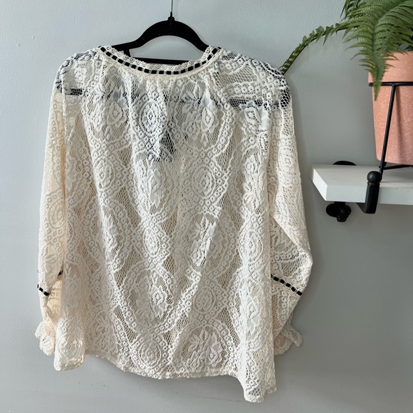 NWT Mazik Lace Blouse size small - Picture 5 of 10